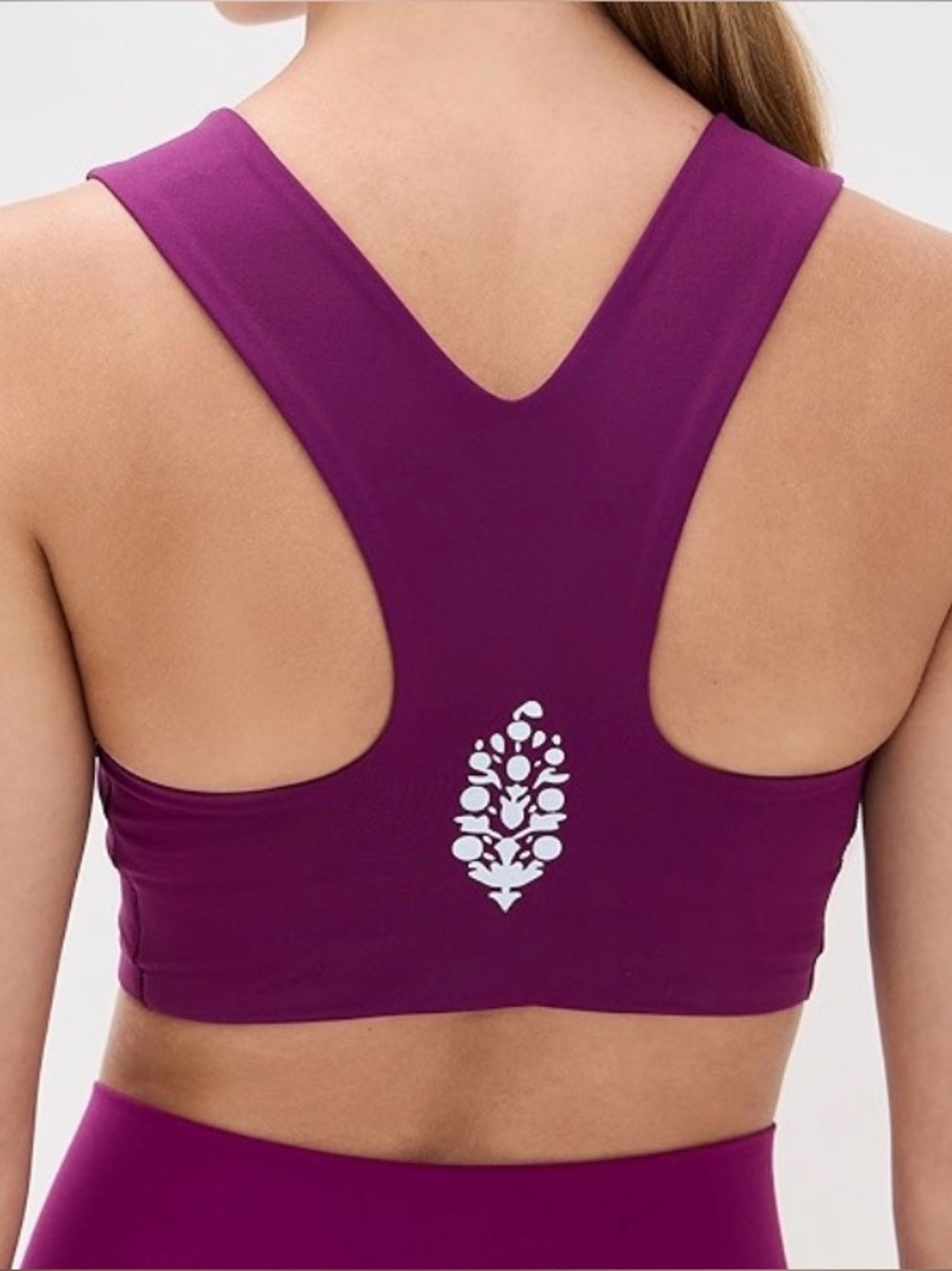 Free People Win Win Sports Bra. NWT. Deep mulberry